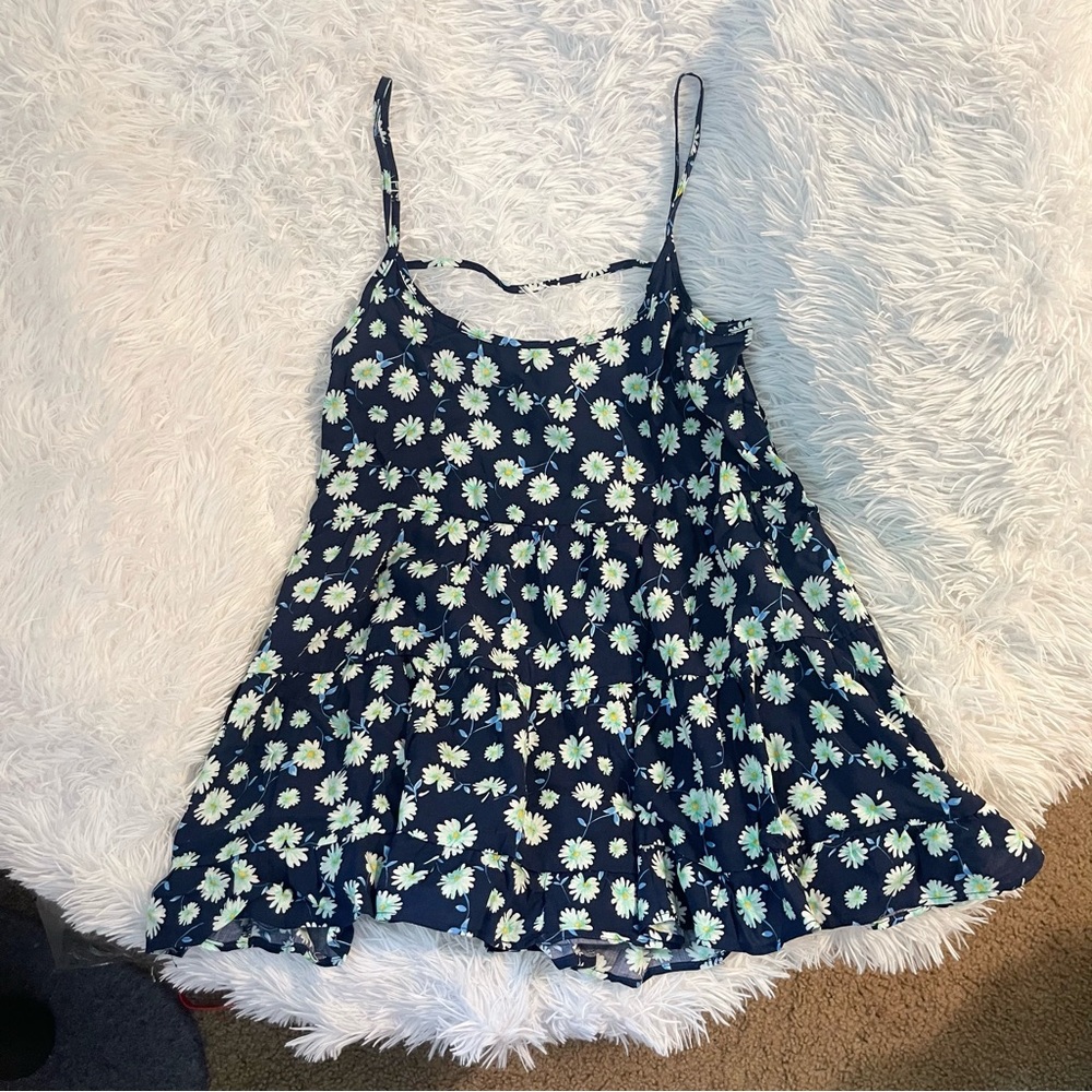 Daisies boho baby doll tiered tank top